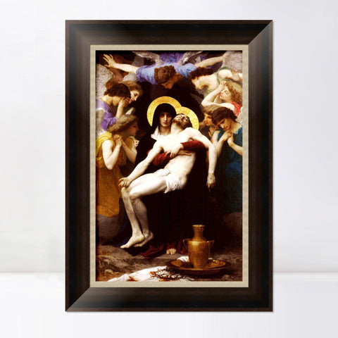 INVIN ART Framed Canvas Art Giclee Print Series#58 by William Adolphe Bouguereau Wall Art Living Room Home Office Decorations