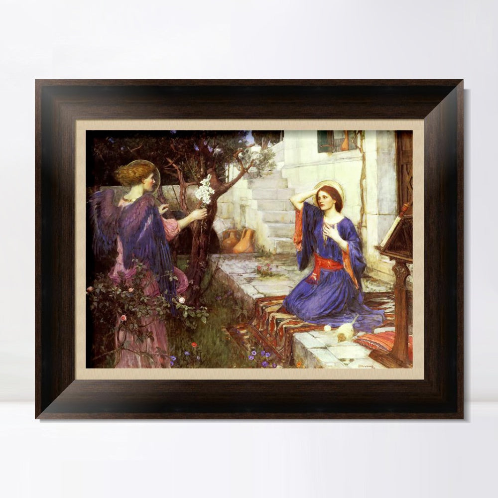 INVIN ART Framed Canvas Art Giclee Print Series#016 by John William Waterhouse Wall Art