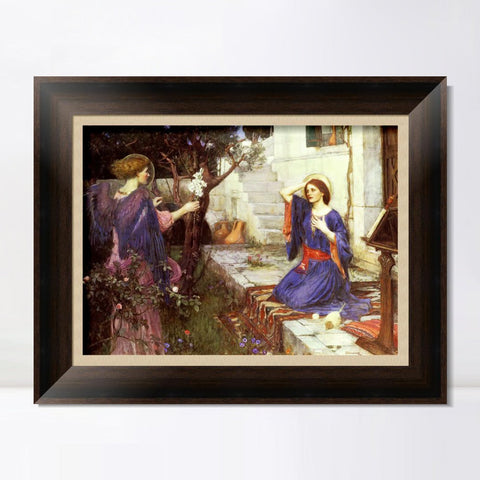 INVIN ART Framed Canvas Art Giclee Print Series#016 by John William Waterhouse Wall Art Living Room Home Office Decorations