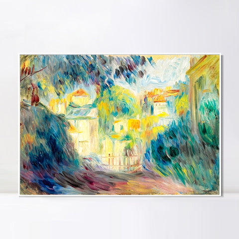 INVIN ART Framed Canvas PAYSAGE 8 by Pierre Auguste Renoir Wall Art Living Room Home Office Decorations