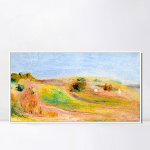 INVIN ART Framed Canvas PAYSAGE 9 by Pierre Auguste Renoir Wall Art Living Room Home Office Decorations
