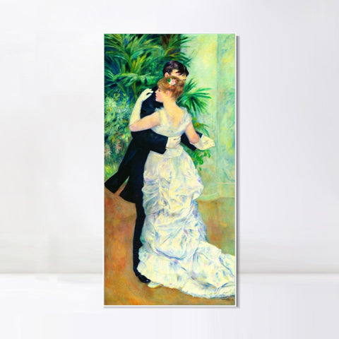 INVIN ART Framed Canvas Dancer2 by Pierre Auguste Renoir Wall Art Living Room Home Office Decorations