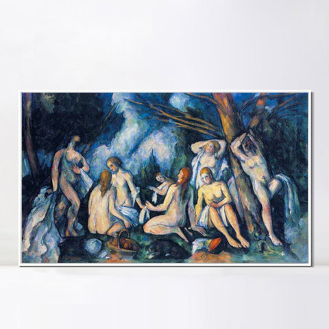 INVIN ART Framed Canvas Giclee Print Art Series#002 by Paul Cezanne Wall Art Living Room Home Office Decorations