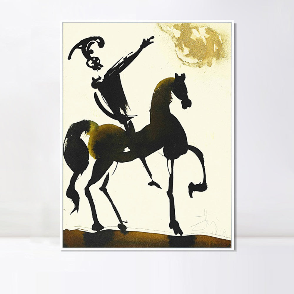 INVIN ART Framed Canvas Series#024 by Salvador Dal Wall Art Living Room Home Office Decorations