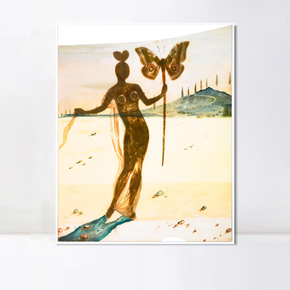 INVIN ART Framed Canvas Series#035 by Salvador Dal Wall Art Living Room Home Office Decorations