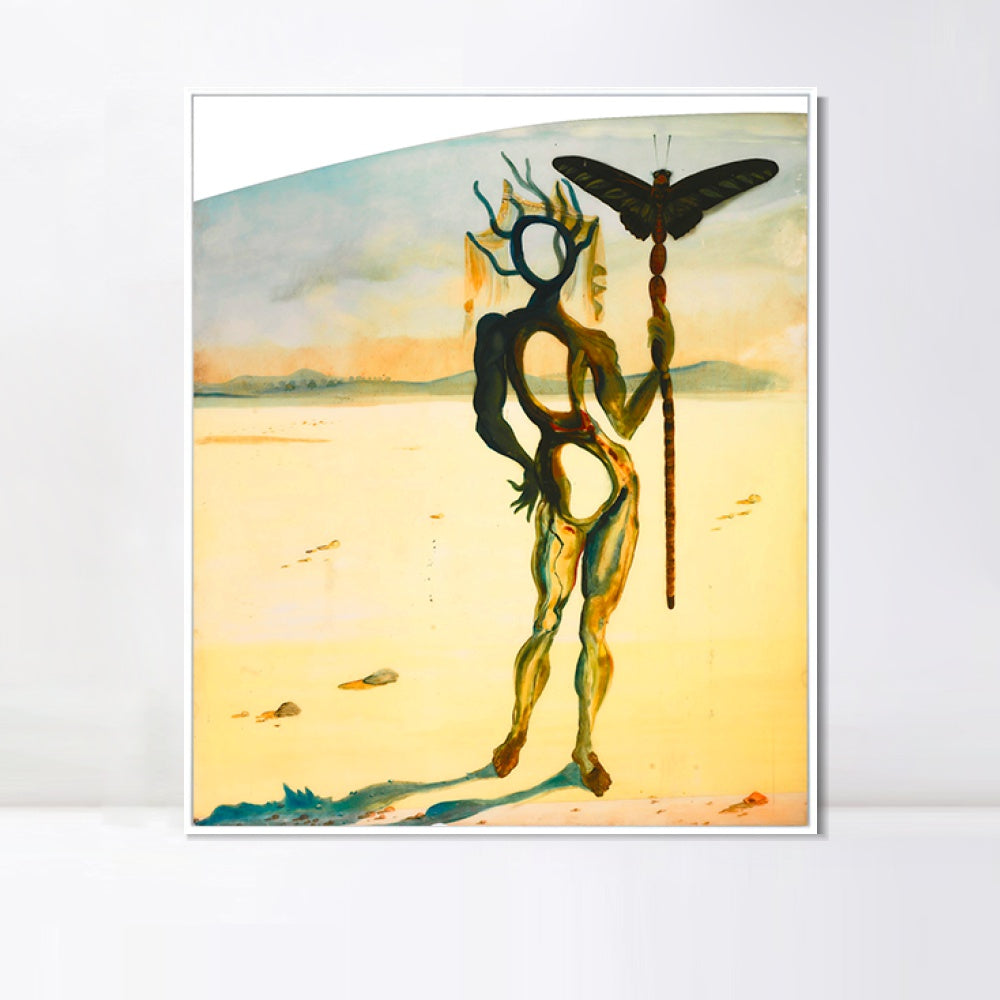 INVIN ART Framed Canvas Series#060 by Salvador Dal Wall Art Living Room Home Office Decorations