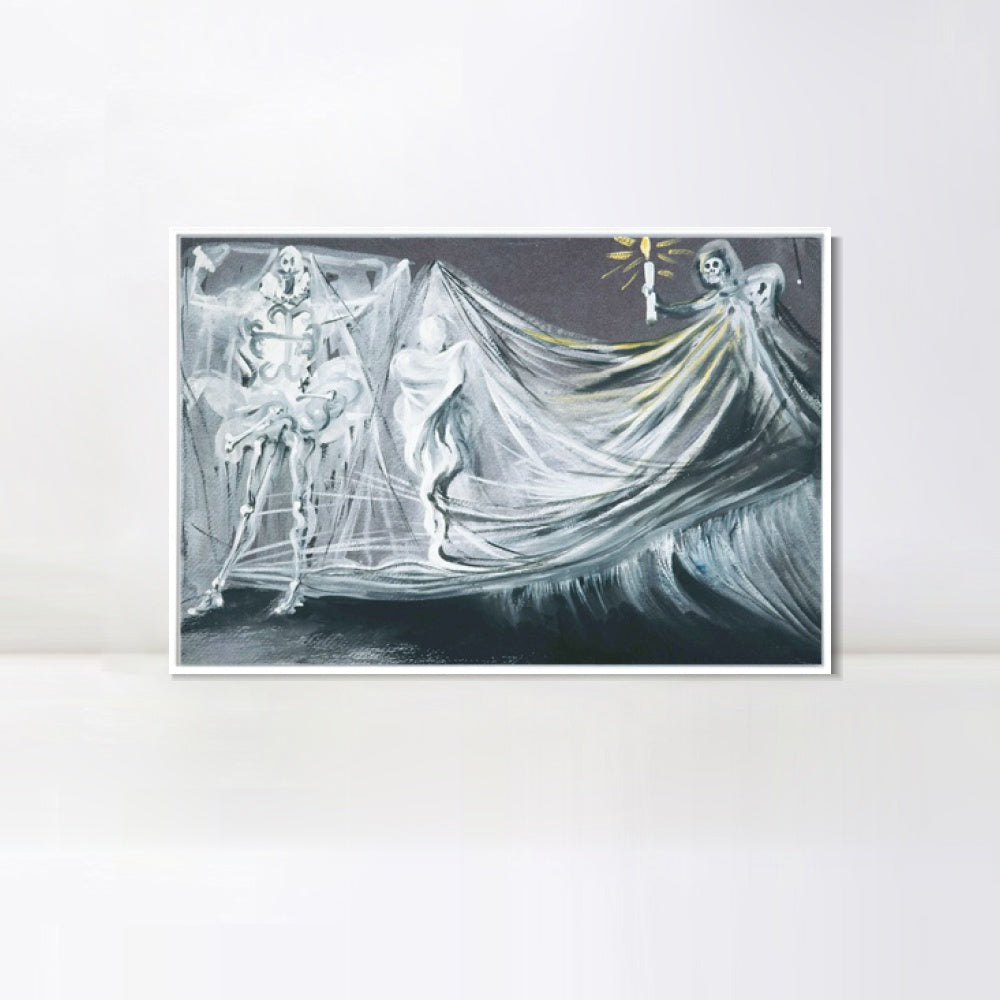 INVIN ART Framed Canvas Series#078 by Salvador Dal Wall Art Living Room Home Office Decorations