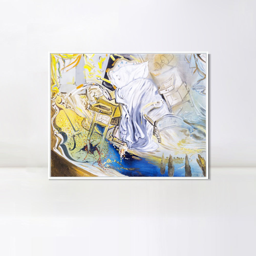 INVIN ART Framed Canvas Series#090 by Salvador Dal Wall Art Living Room Home Office Decorations