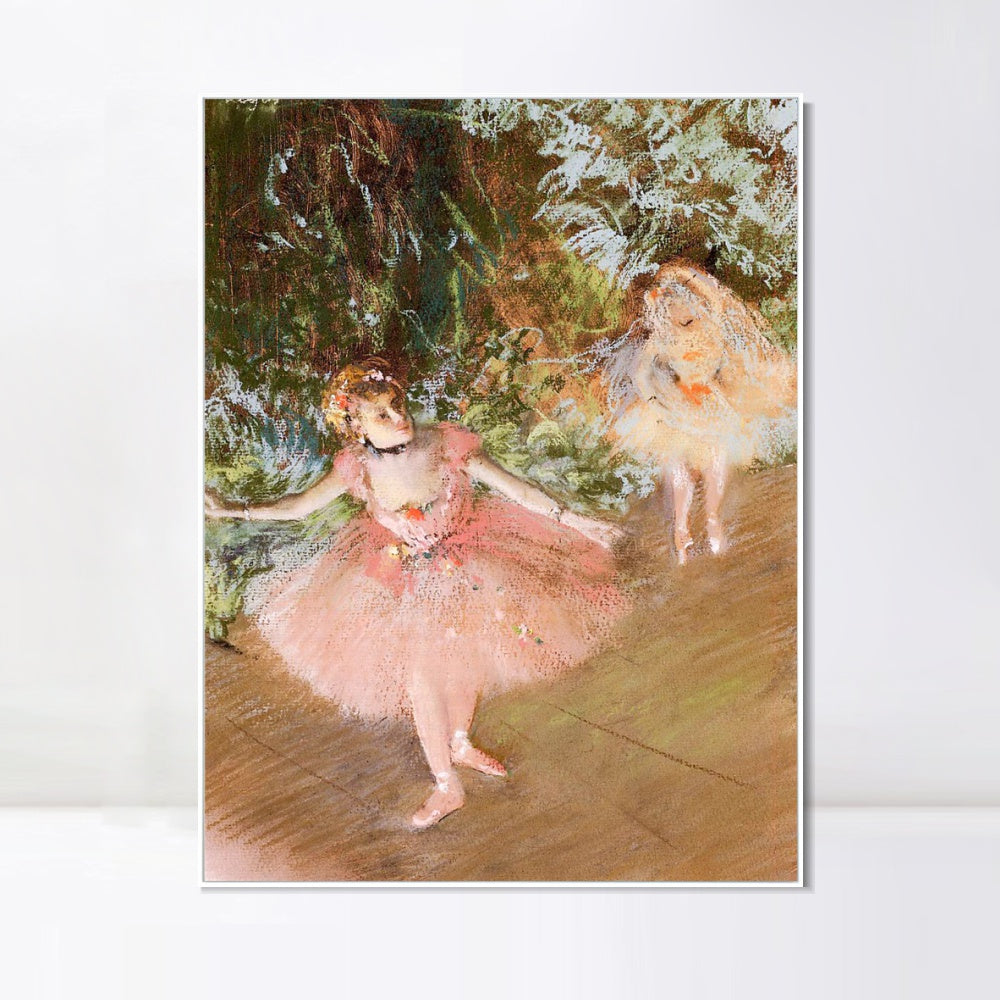 INVIN ART Framed Canvas Giclee Print Art Series#021 by Edgar Degas Wall Art