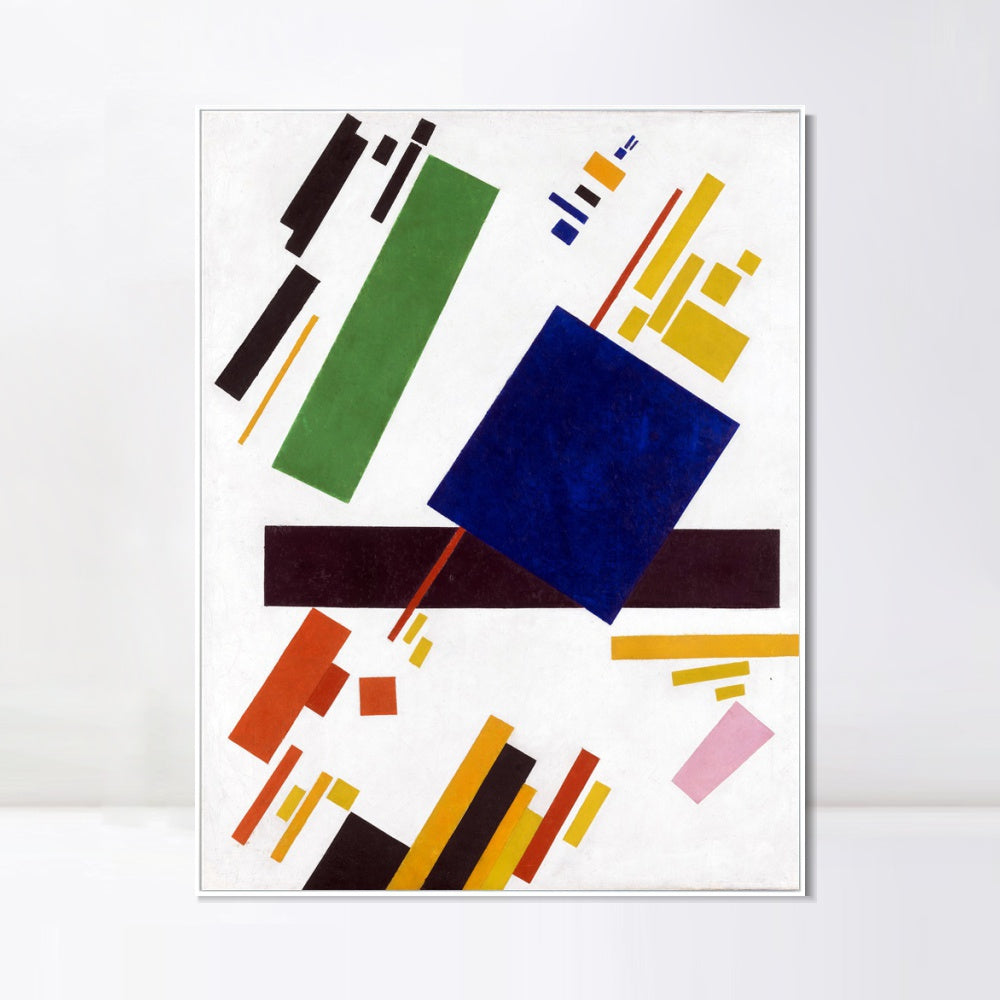 INVIN ART Framed Canvas Giclee Print Art Suprematist#027 by Kasimir Malevich Wall Art Living Room Home Office Decorations