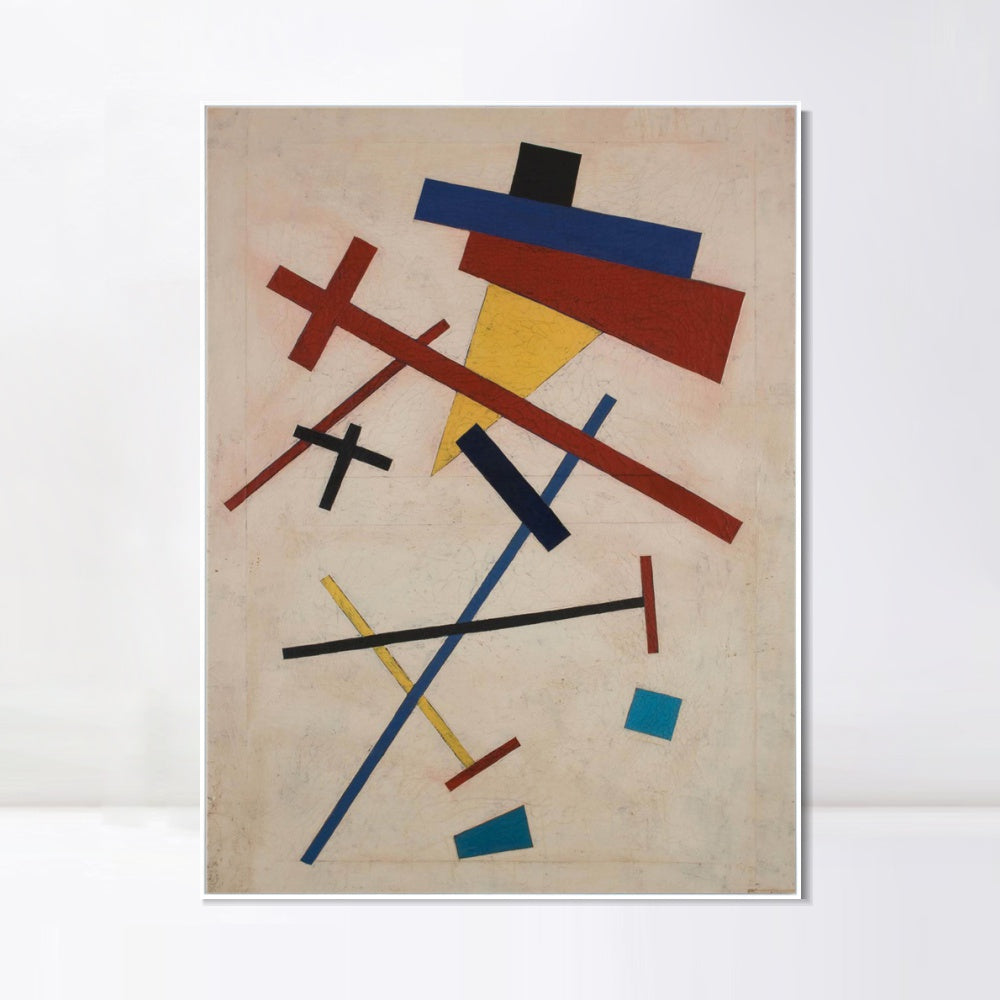 INVIN ART Framed Canvas Giclee Print Art Series#059 by Kasimir Malevich Wall Art Living Room Home Office Decorations