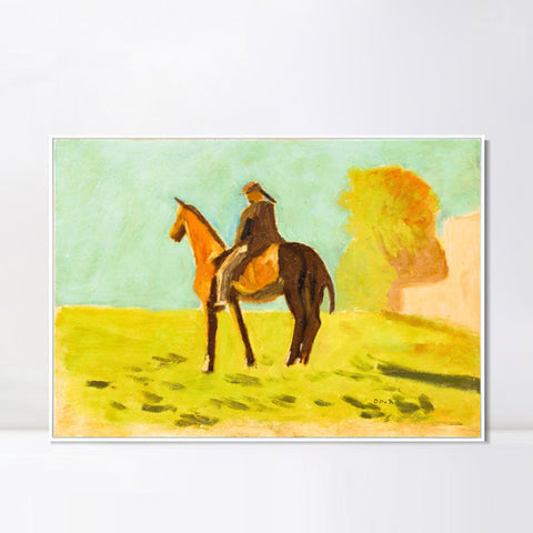 INVIN ART Framed Canvas Series#029 by Odilon Redon Wall Art Living Room Home Office Decorations