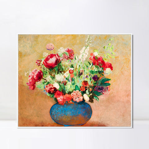 INVIN ART Framed Canvas Series#035 by Odilon Redon Wall Art Living Room Home Office Decorations