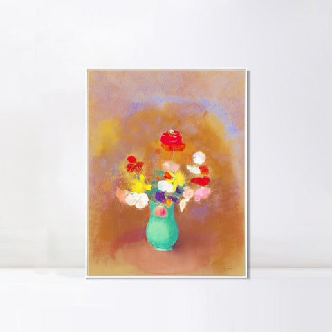 INVIN ART Framed Canvas Series#065 by Odilon Redon Wall Art Living Room Home Office Decorations