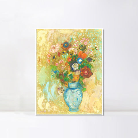 INVIN ART Framed Canvas Series#067 by Odilon Redon Wall Art Living Room Home Office Decorations