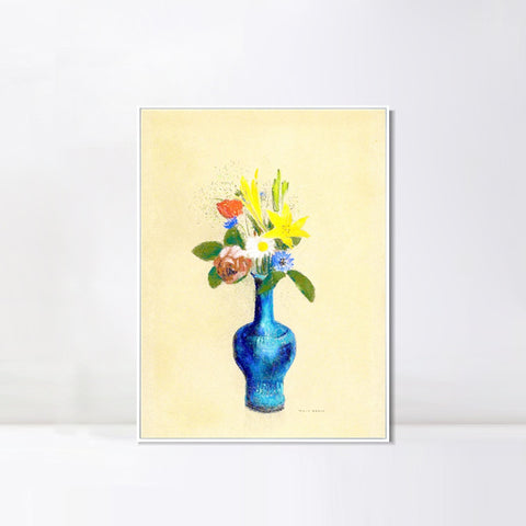 INVIN ART Framed Canvas Series#073 by Odilon Redon Wall Art Living Room Home Office Decorations