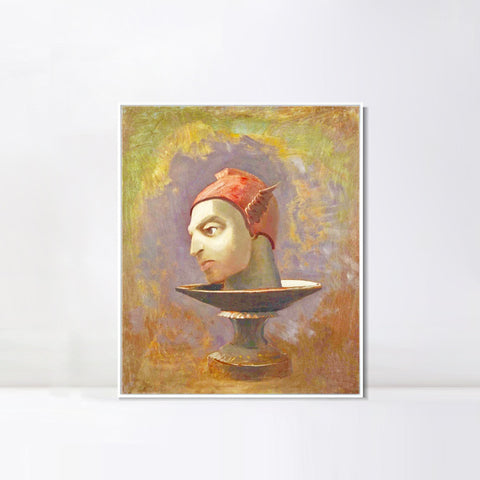 INVIN ART Framed Canvas Series#074 by Odilon Redon Wall Art Living Room Home Office Decorations