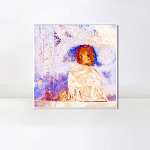 INVIN ART Framed Canvas Series#076 by Odilon Redon Wall Art Living Room Home Office Decorations