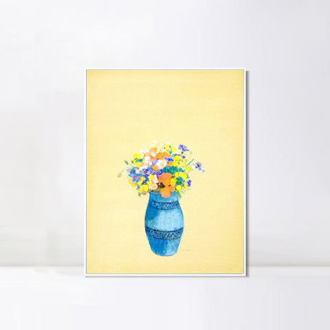 INVIN ART Framed Canvas Series#081 by Odilon Redon Wall Art Living Room Home Office Decorations