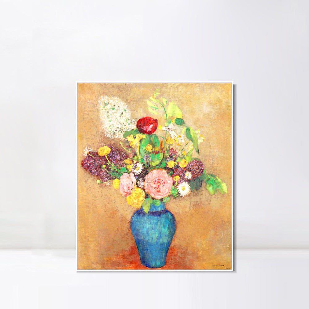 INVIN ART Framed Canvas Series#096 by Odilon Redon Wall Art Living Room Home Office Decorations