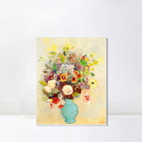 INVIN ART Framed Canvas Series#098 by Odilon Redon Wall Art Living Room Home Office Decorations
