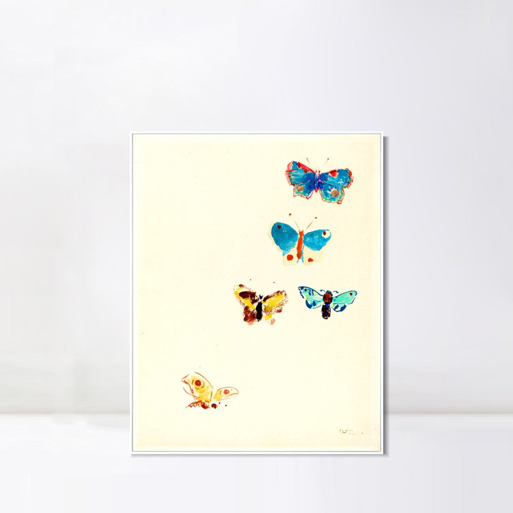INVIN ART Framed Canvas Series#110 by Odilon Redon Wall Art Living Room Home Office Decorations