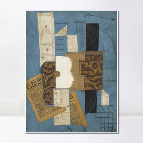 INVIN ART Framed Canvas Giclee Print Art Series#371 by Pablo Picasso Wall Art Living Room Home Office Decorations