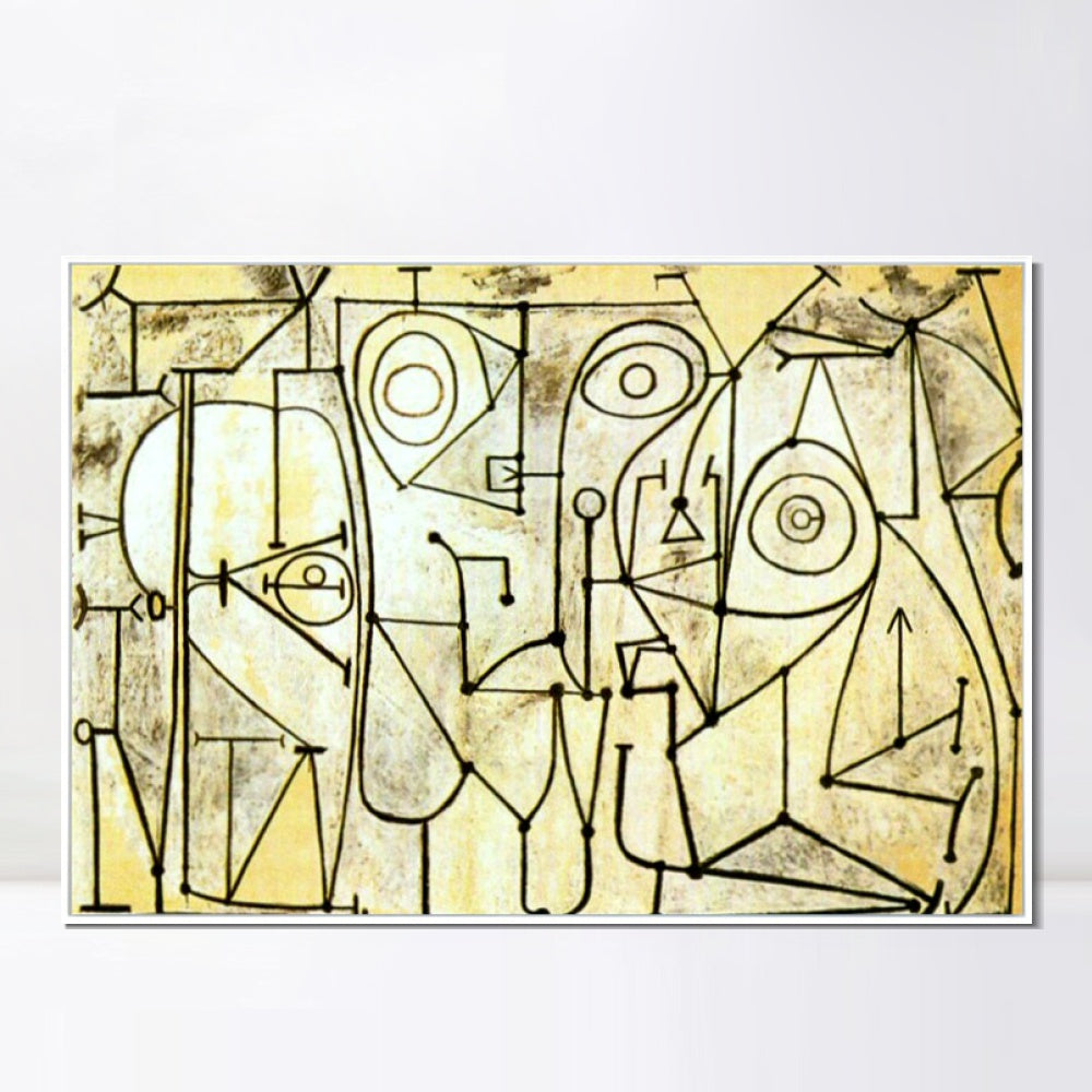INVIN ART Framed Canvas Giclee Print Art 1948 La cuisine 1 by Pablo Picasso Wall Art