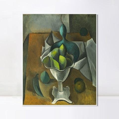 INVIN ART Framed Canvas Giclee Print Art Series#390 by Pablo Picasso Wall Art Living Room Home Office Decorations