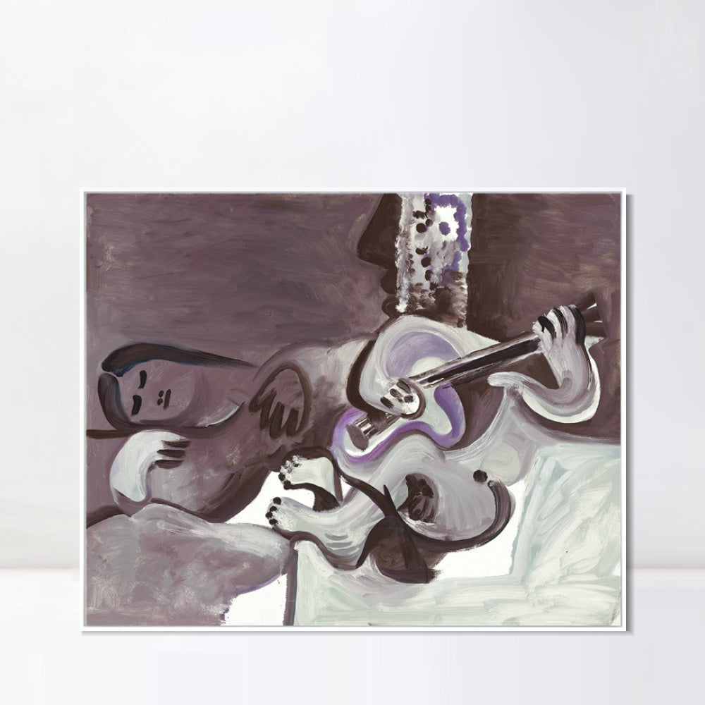 INVIN ART Framed Canvas Giclee Print Art Series#405 by Pablo Picasso Wall Art
