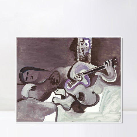 INVIN ART Framed Canvas Giclee Print Art Series#405 by Pablo Picasso Wall Art Living Room Home Office Decorations