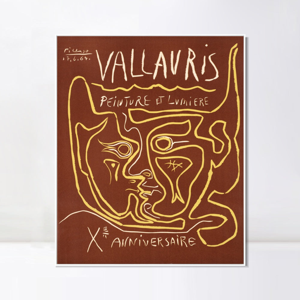 INVIN ART Framed Canvas Giclee Print Art Series#430 by Pablo Picasso Wall Art