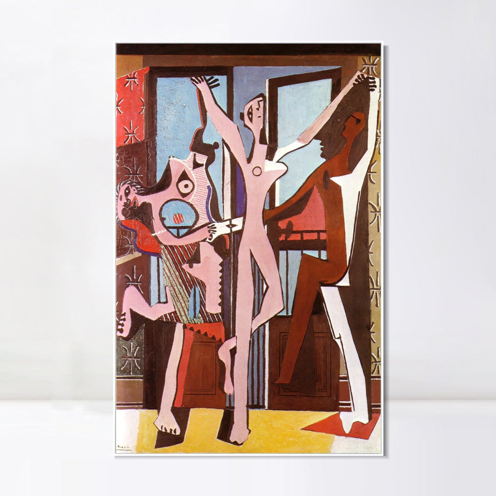 INVIN ART Framed Canvas Giclee Print Art 1925 The dance by Pablo Picasso Wall Art