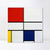 INVIN ART Framed Canvas Series#019 by Piet Cornelies Mondrian Wall Art Living Room Home Office Decorations