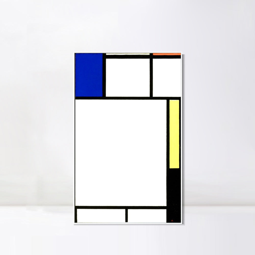 INVIN ART Framed Canvas Series#059 by Piet Cornelies Mondrian Wall Art Living Room Home Office Decorations