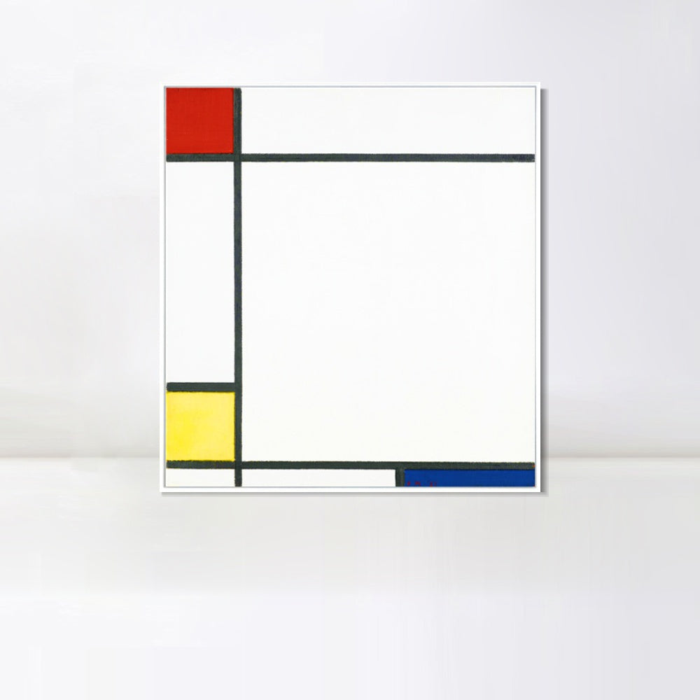 INVIN ART Framed Canvas Series#072 by Piet Cornelies Mondrian Wall Art Living Room Home Office Decorations