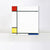 INVIN ART Framed Canvas Series#072 by Piet Cornelies Mondrian Wall Art Living Room Home Office Decorations
