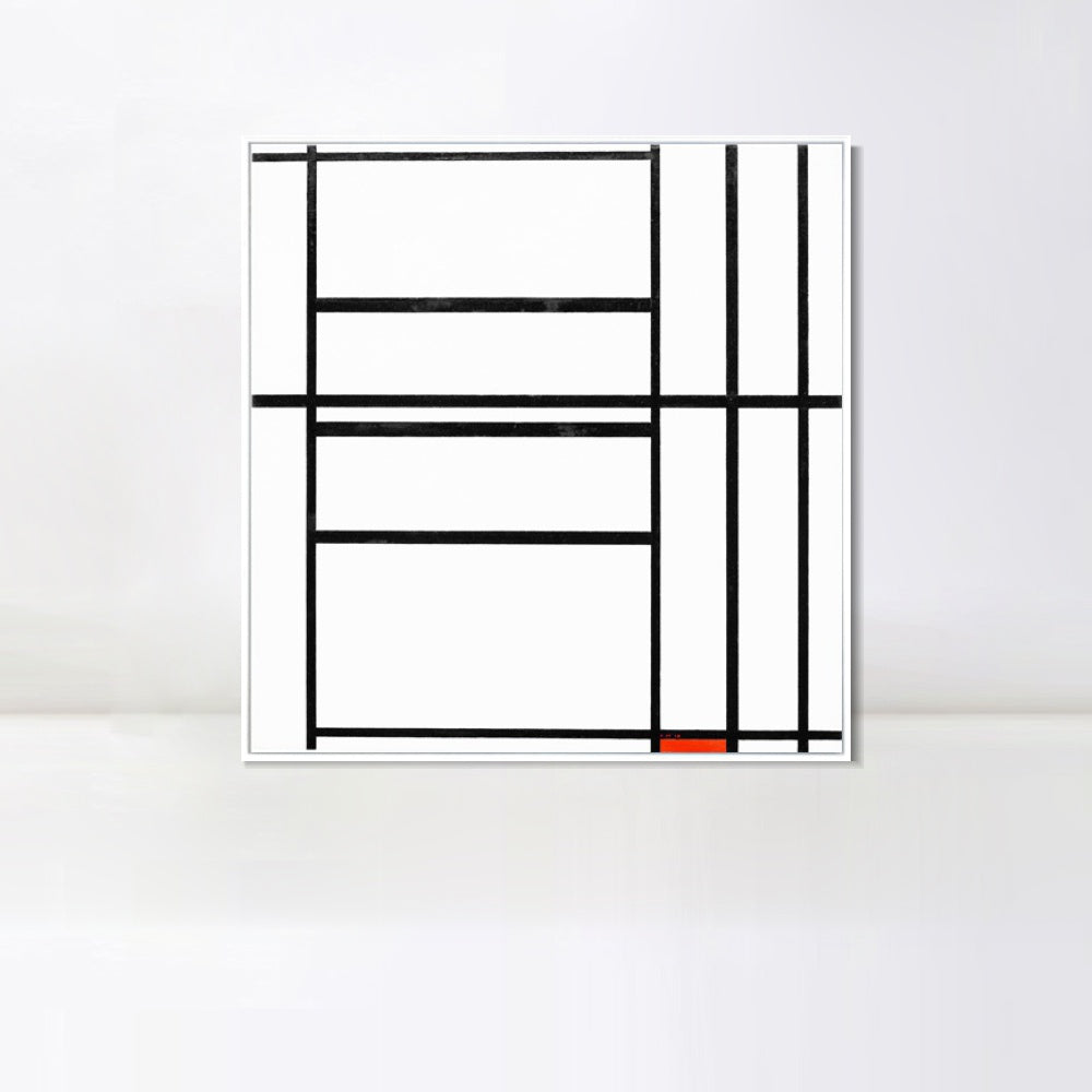 INVIN ART Framed Canvas Series#082 by Piet Cornelies Mondrian Wall Art Living Room Home Office Decorations