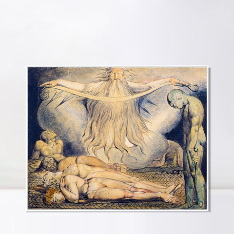 INVIN ART Framed Canvas Giclee Print Art Finals Week As Told by William Blake Wall Art Living Room Home Office Decorations