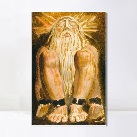 INVIN ART Framed Canvas Giclee Print Art Finals Week As Told by William Blake Wall Art Living Room Home Office Decorations