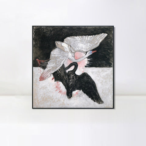 INVIN ART Framed Canvas Giclee Print Series#02 by Hilma Af Klint Wall Art Living Room Home Office Decorations