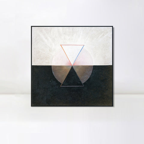 INVIN ART Framed Canvas Giclee Print Series#06 by Hilma Af Klint Wall Art Living Room Home Office Decorations