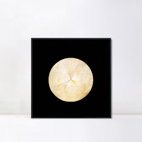 INVIN ART Framed Canvas Giclee Print Series#026 by Hilma Af Klint Wall Art Living Room Home Office Decorations