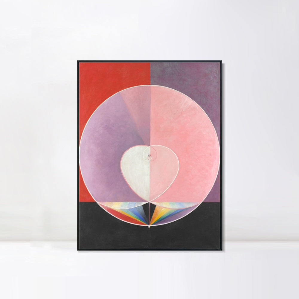 INVIN ART Framed Canvas Doves No.2,1915 by Hilma Af Klint Wall Art Living Room Home Office Decorations