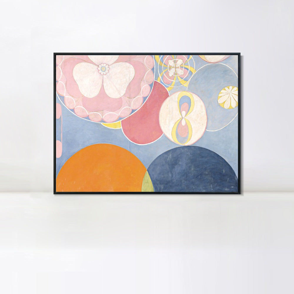 INVIN ART Framed Canvas Series#38 by Hilma Af Klint Wall Art Living Room Home Office Decorations