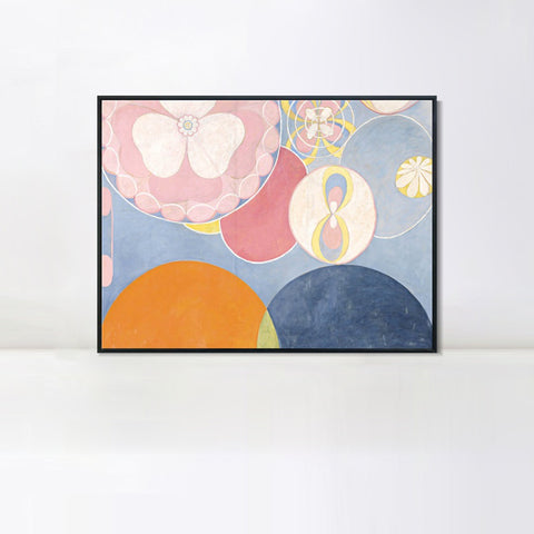 INVIN ART Framed Canvas Series#38 by Hilma Af Klint Wall Art Living Room Home Office Decorations