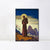 INVIN ART Framed Canvas Giclee Print St Francis, 1931 by Nicholas Roerich Wall Art Living Room Home Office Decorations
