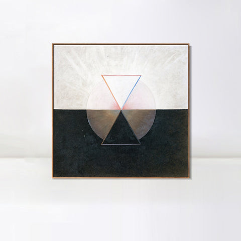 INVIN ART Framed Canvas Giclee Print Series#06 by Hilma Af Klint Wall Art Living Room Home Office Decorations