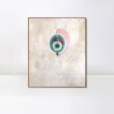 INVIN ART Framed Canvas Giclee Print Series#011 by Hilma Af Klint Wall Art Living Room Home Office Decorations