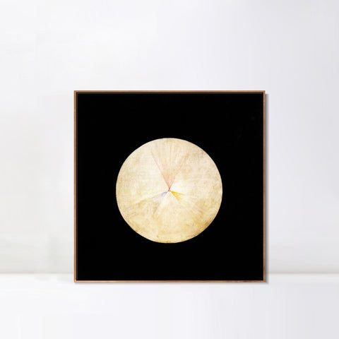 INVIN ART Framed Canvas Giclee Print Series#026 by Hilma Af Klint Wall Art Living Room Home Office Decorations